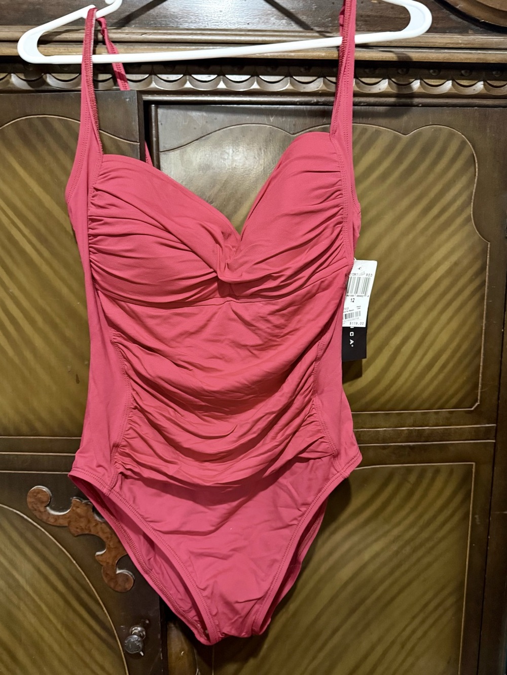 Macy's Red Dress with Sweet Silhouette